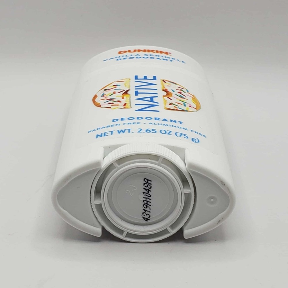 Native x Dunkin Vanilla Sprinkle Aluminum Paraben Free Deodorant 2.65oz - 2 Pack - Picture 8 of 8